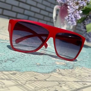 Retro 90s Red Anne Klein II for Riviera Sunglasses